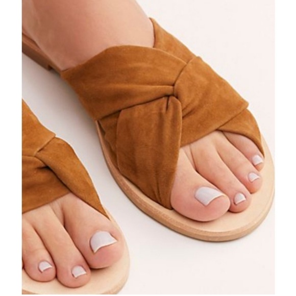 Free People Shoes - Free People tan Suede Sandals